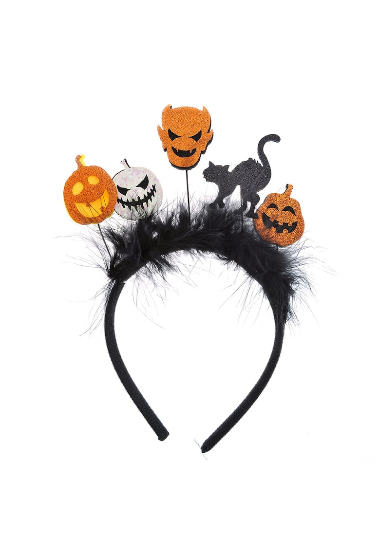 Bentita neagra cu decor de Halloween