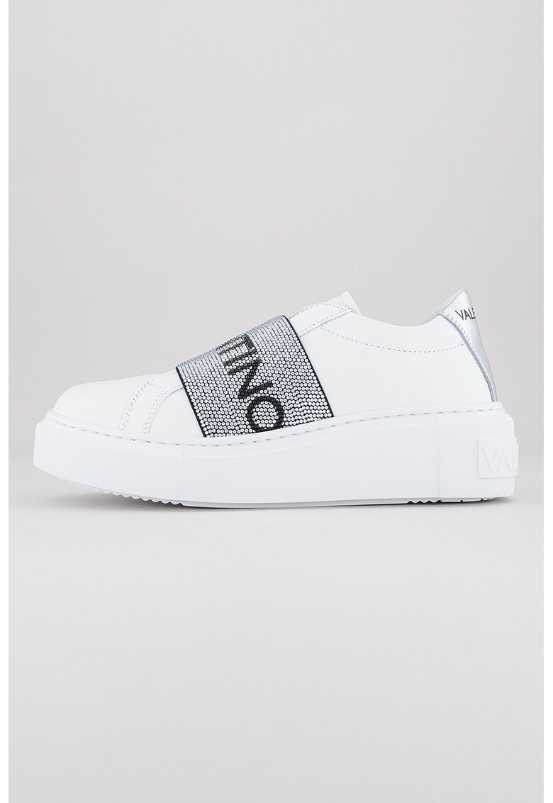 Pantofi sport de piele cu strasuri