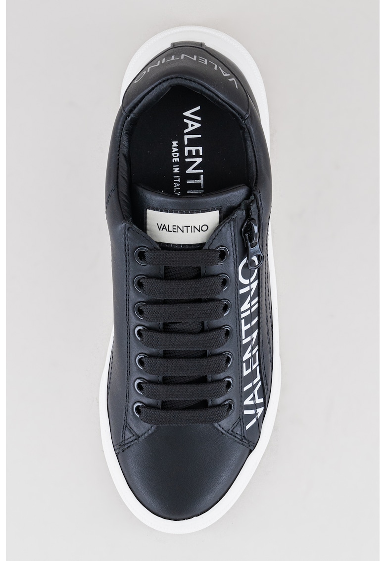 Pantofi sport de piele cu imprimeu logo