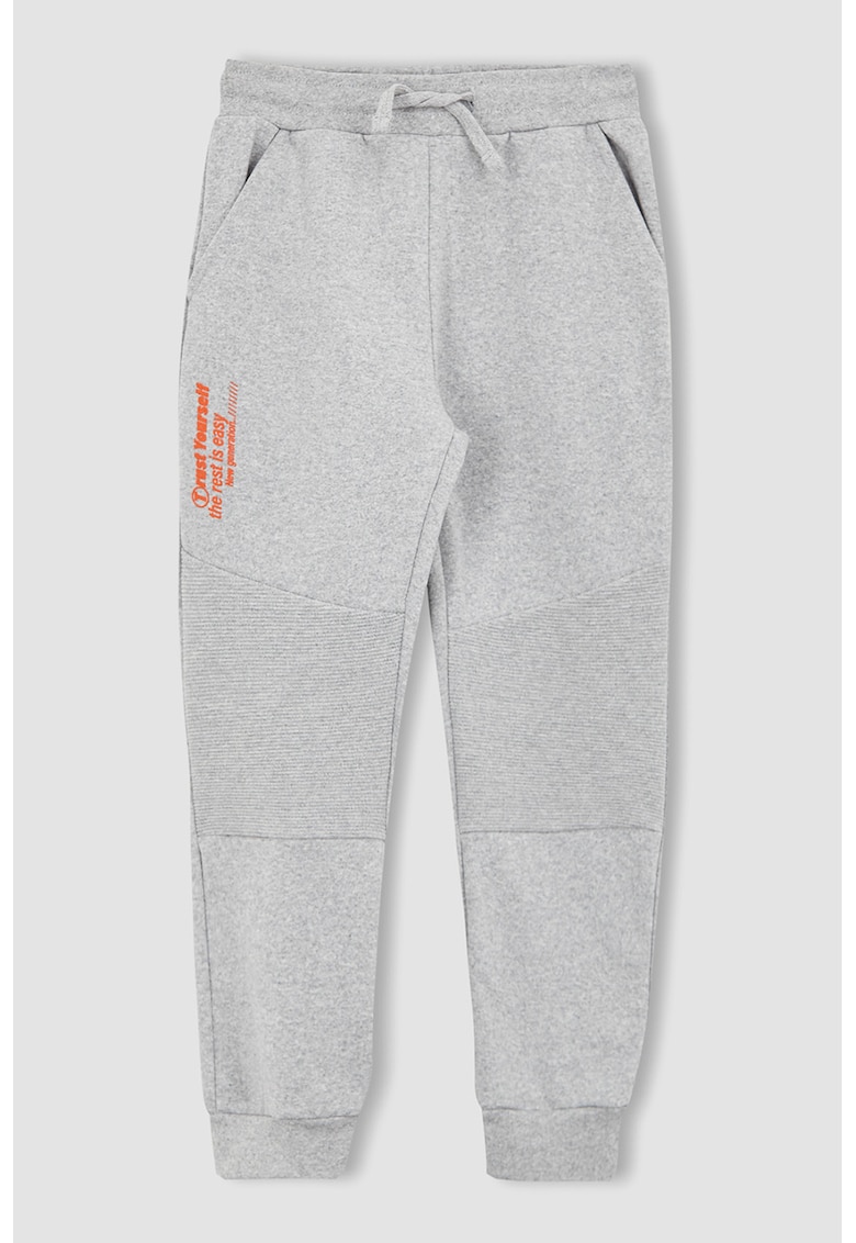 Pantaloni conici de trening cu snur