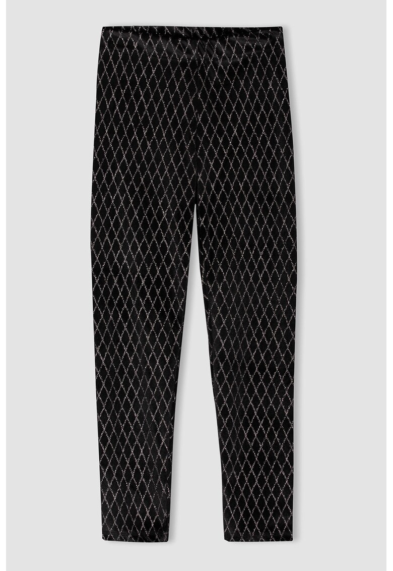 Colanti cu aspect stralucitor si talie elastica