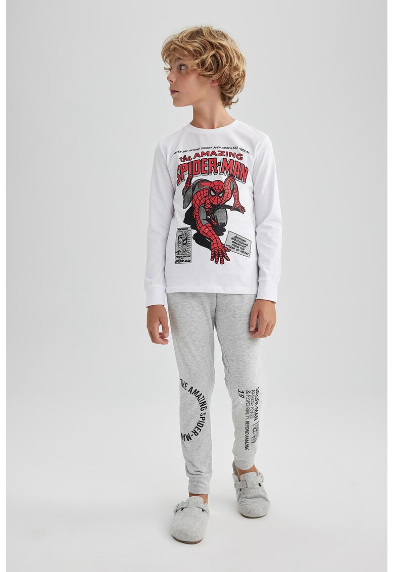 Pijama cu imprimeu spider-man