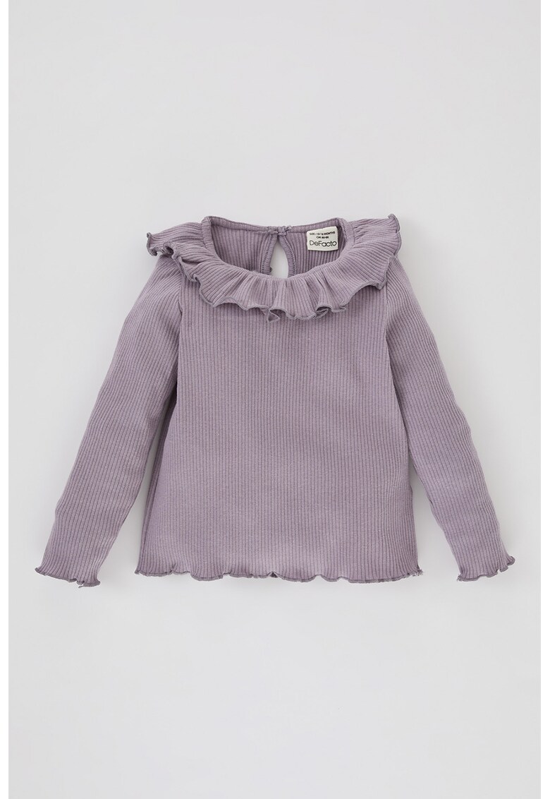 Bluza cu striatii si margini valurite