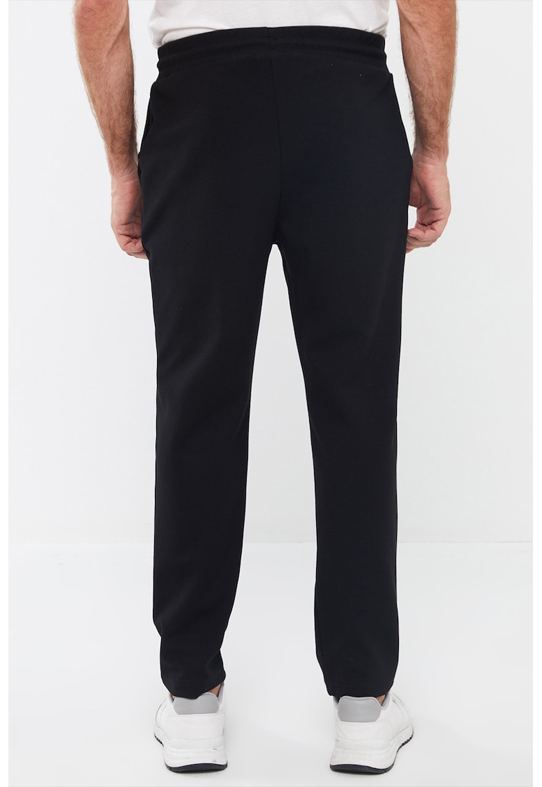 Pantaloni de trening cu snur de ajustare si buzunare laterale