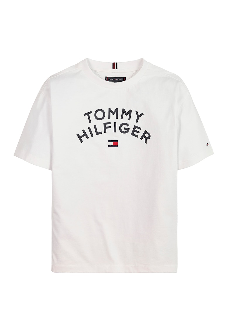 - Tricou de bumbac organic cu imprimeu logo