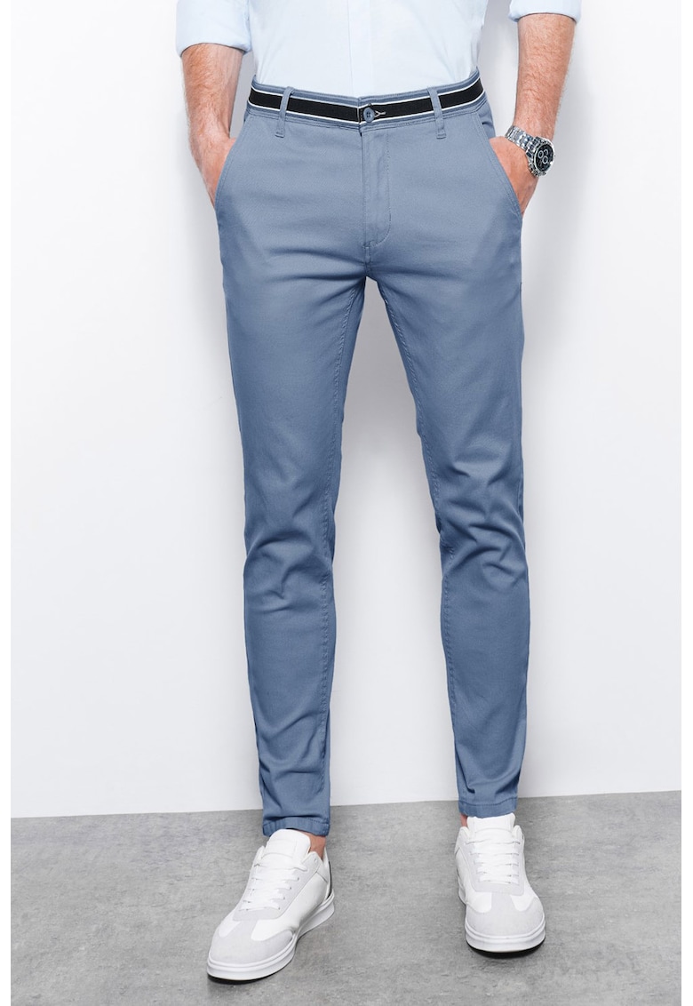 Pantaloni chino din amestec de bumbac