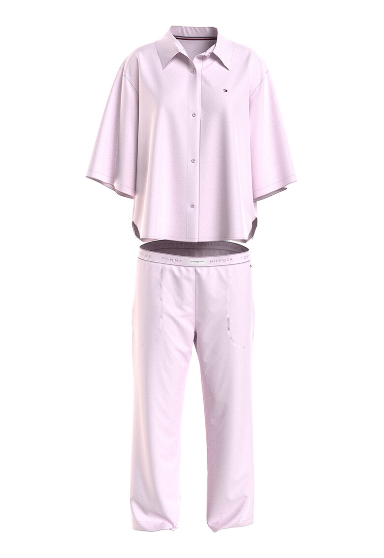 Pijama uni cu pantaloni lungi