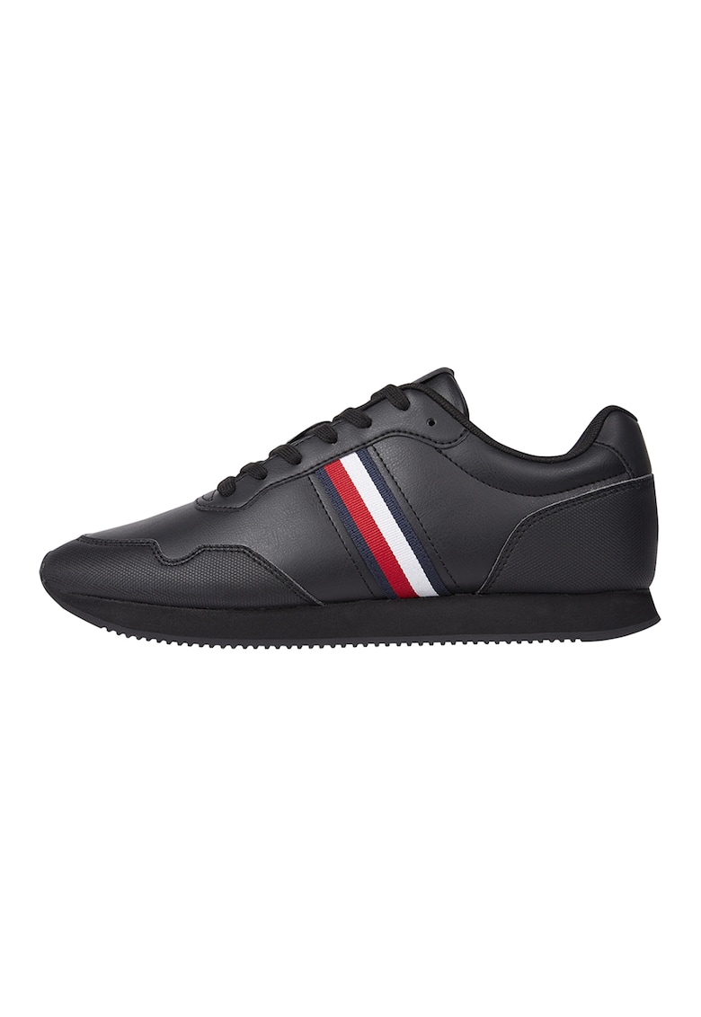Pantofi sport de piele ecologica - Negru