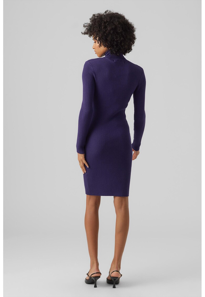 Rochie-pulover cu croiala bodycon