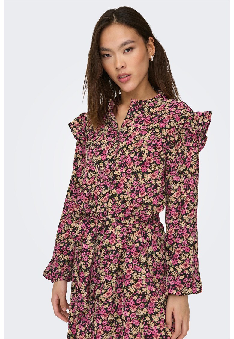 Rochie mini cu model floral