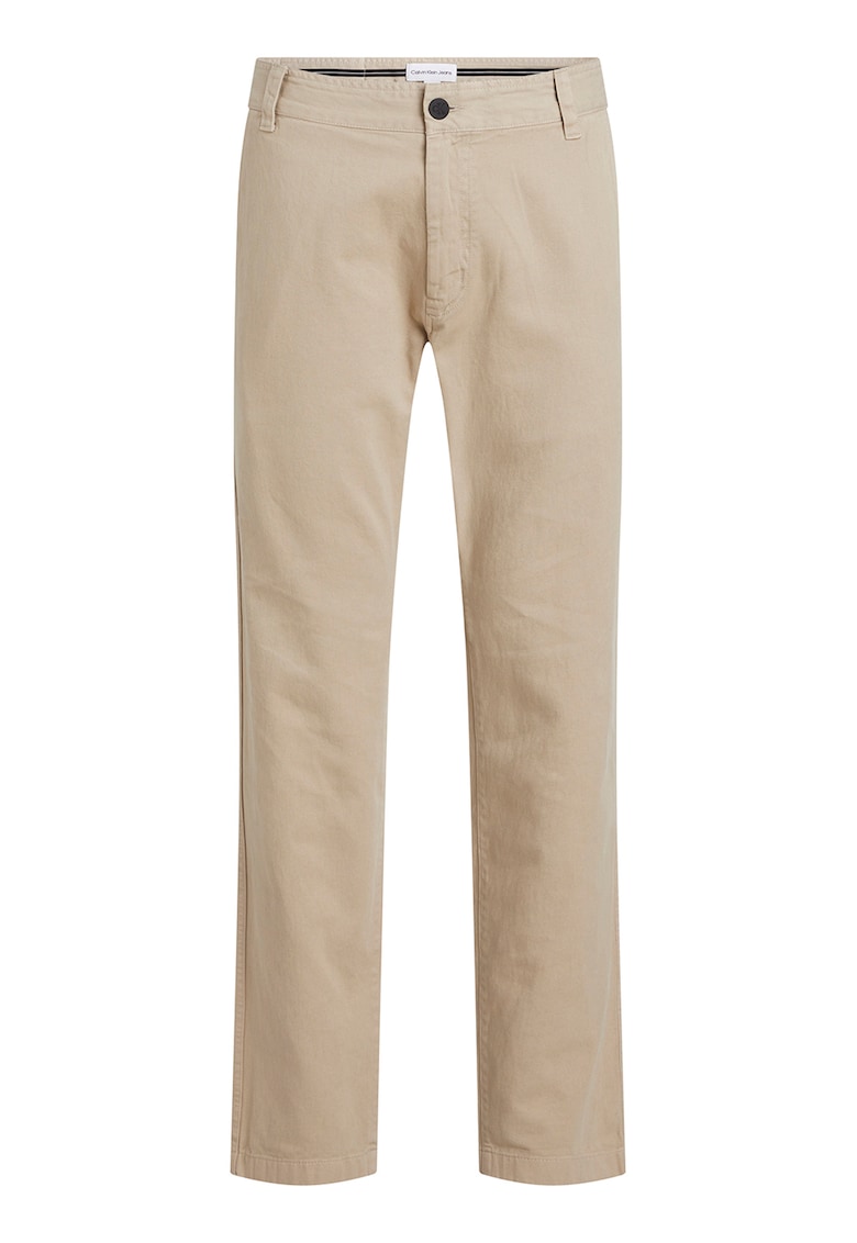 Pantaloni slim fit de bumbac