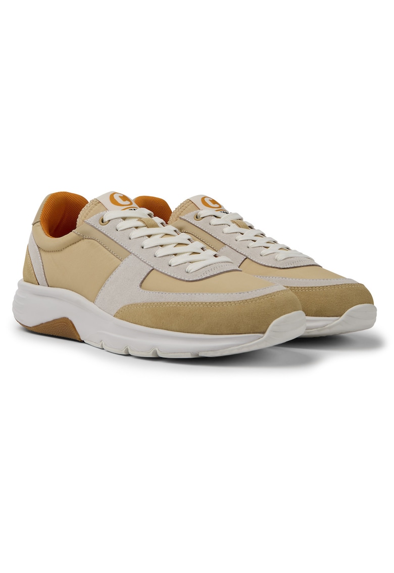 Pantofi sport de piele nabuc si material textil Drift 1535