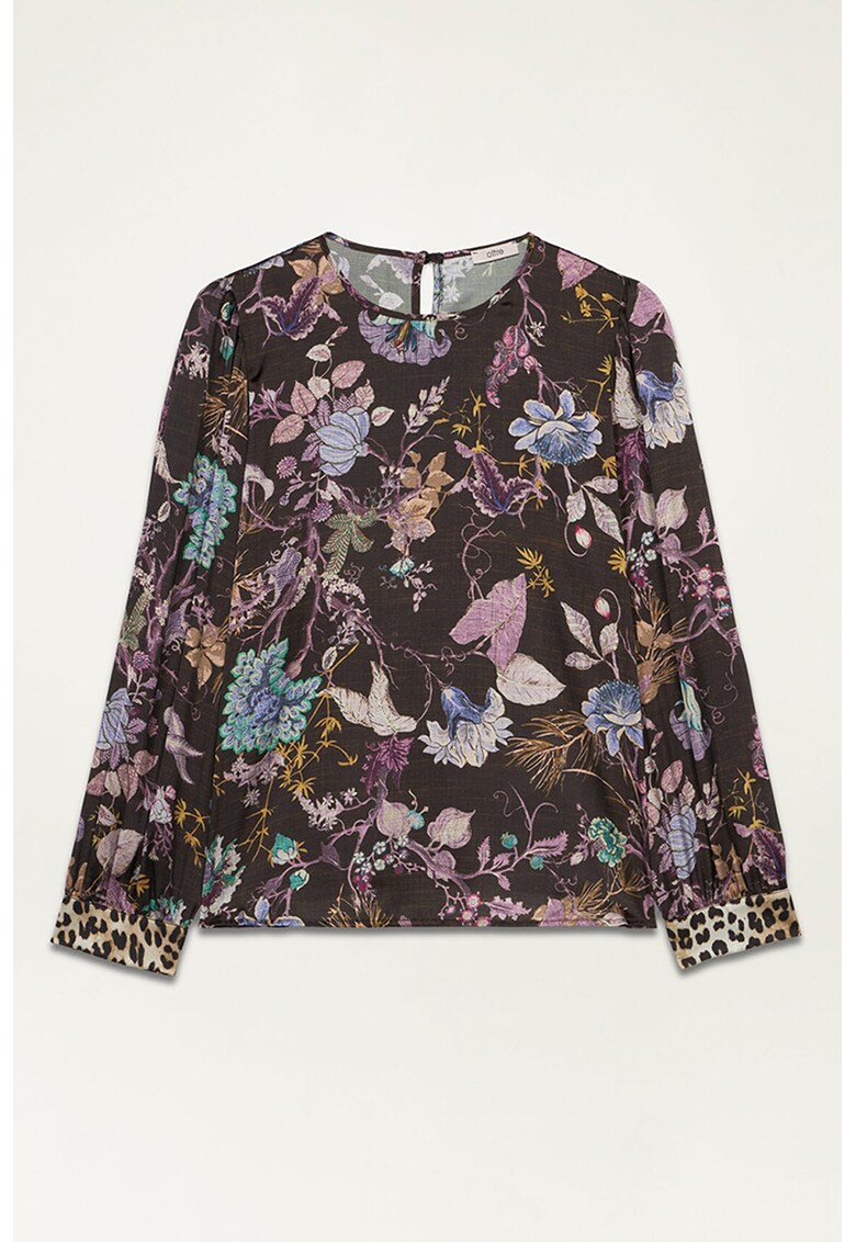 Bluza cu imprimeu floral