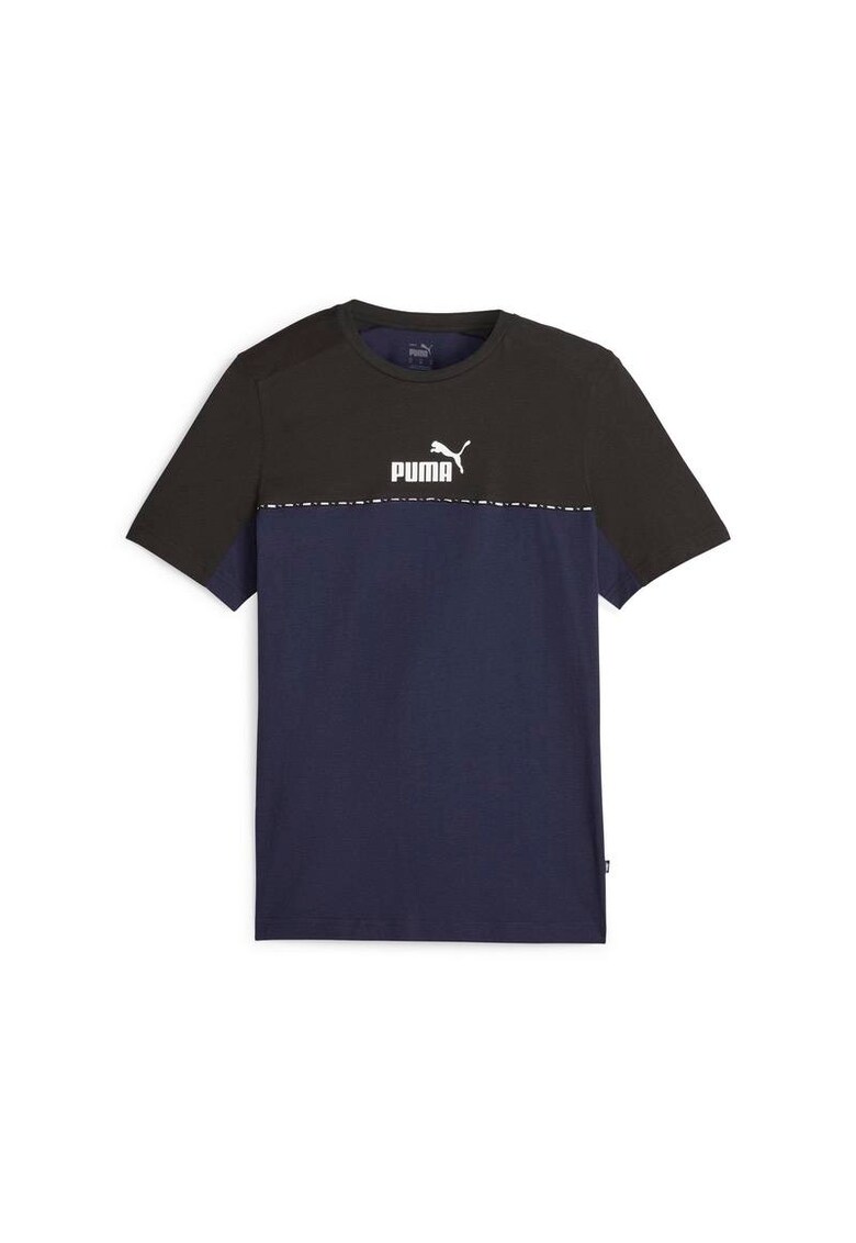 Tricou ESS BLOCK x TAPE Tee - 673341-06 - Barbati - Albastru - Albastru
