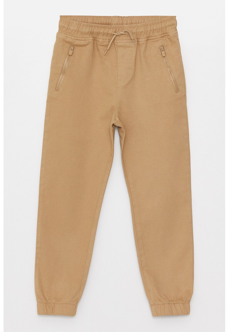 Pantaloni cu buzunare oblice cu fermoar