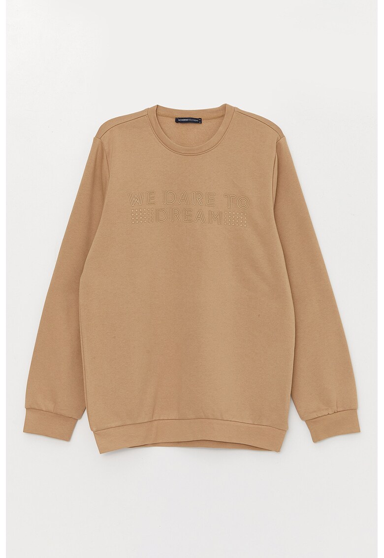 Bluza de trening cu imprimeu text