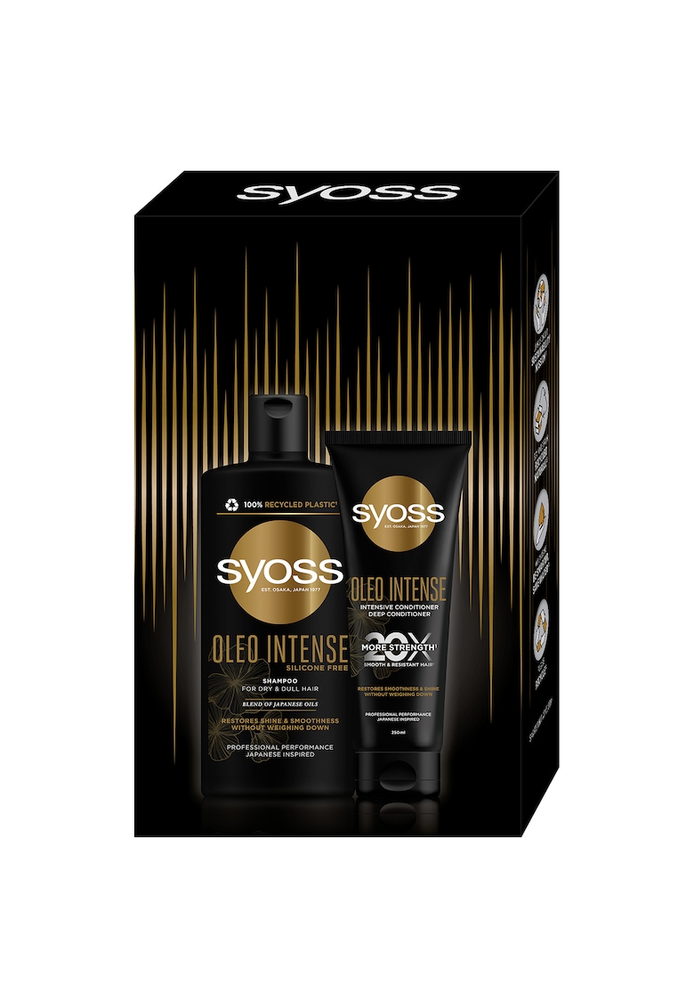 Set cadou Keratin pentru par uscat si fragil: sampon fortifiant - 440 ml + balsam de ingrijire - 250 ml