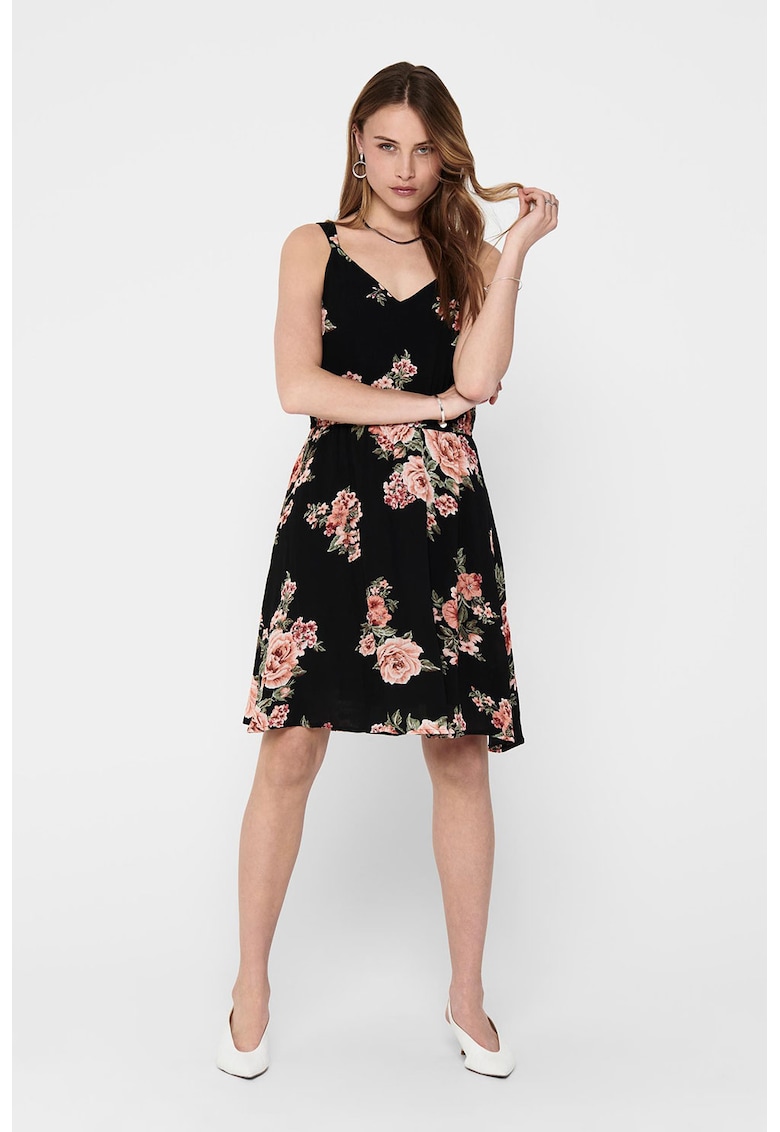 Rochie mini cu imprimeu floral karmen