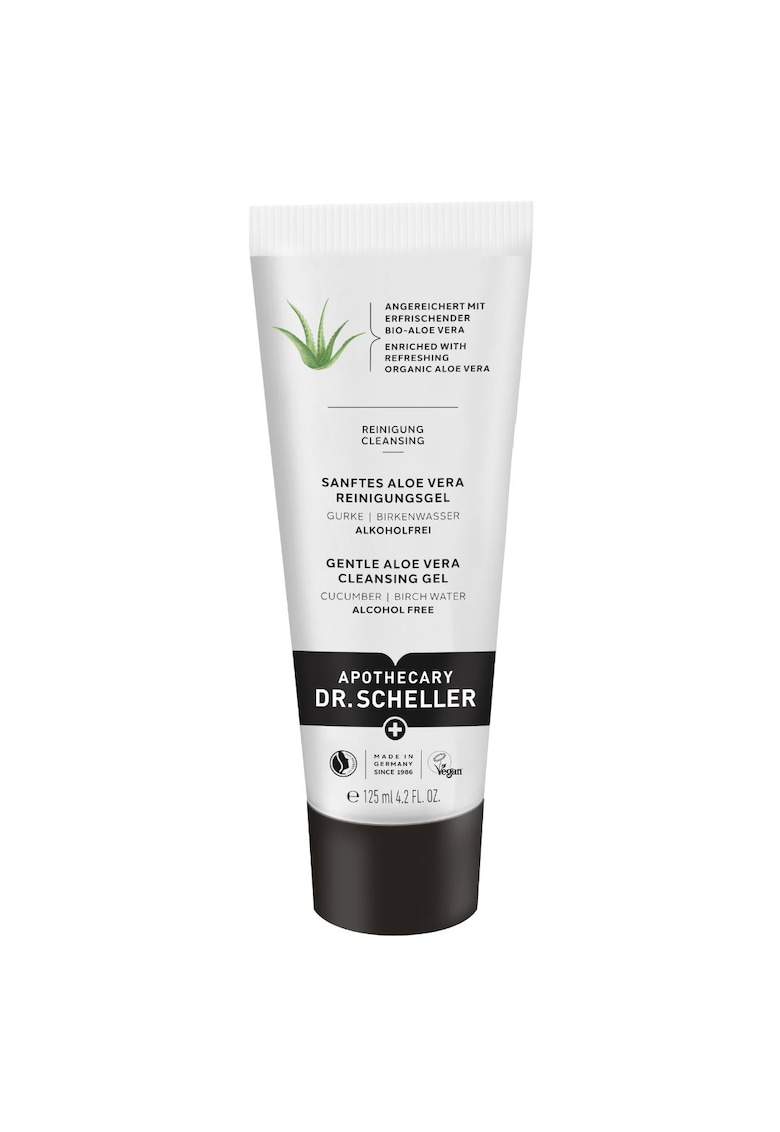 Gel de curatare facial delicat cu aloe vera - Dr. Scheller - 125 ml Gel de curatare facial delicat cu aloe vera - Dr. Scheller - 125 ml