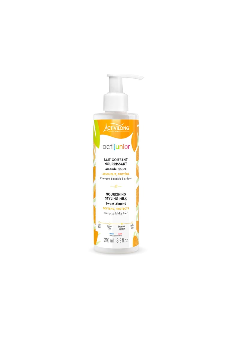 Lapte hranitor leave-in pentru par cret copii - Actijunior - 240 ml Lapte hranitor leave-in pentru par cret copii - Actijunior - 240 ml