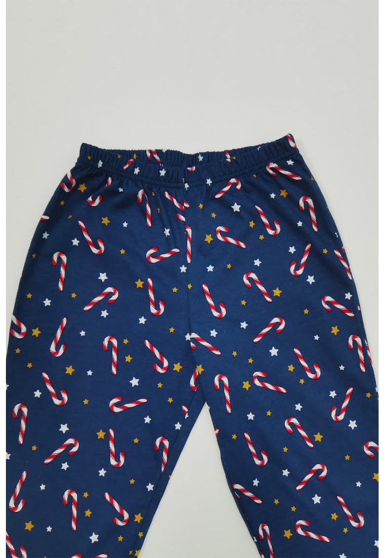 Pijama de bumbac cu imprimeu