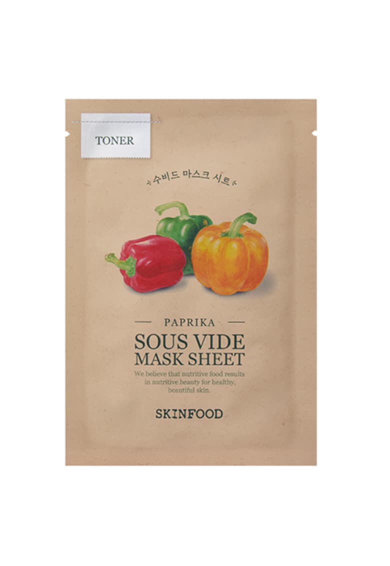 Masca tip servetel intens hidratanta cu extract de ardei gras - 18 g