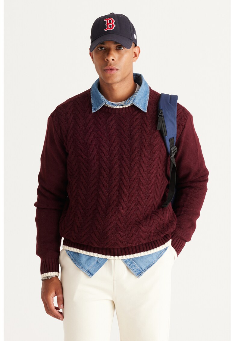 Pulover cu model torsade