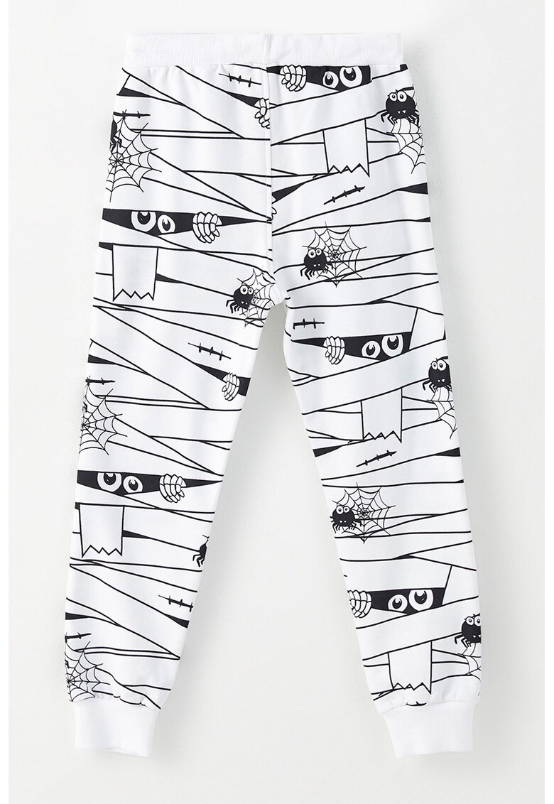 Pantaloni de trening cu imprimeu paianjen