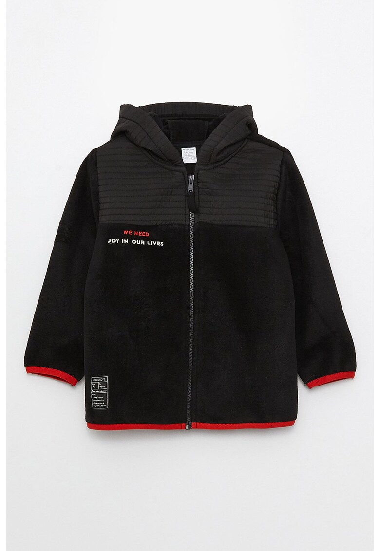 Hanorac de fleece cu fermoar