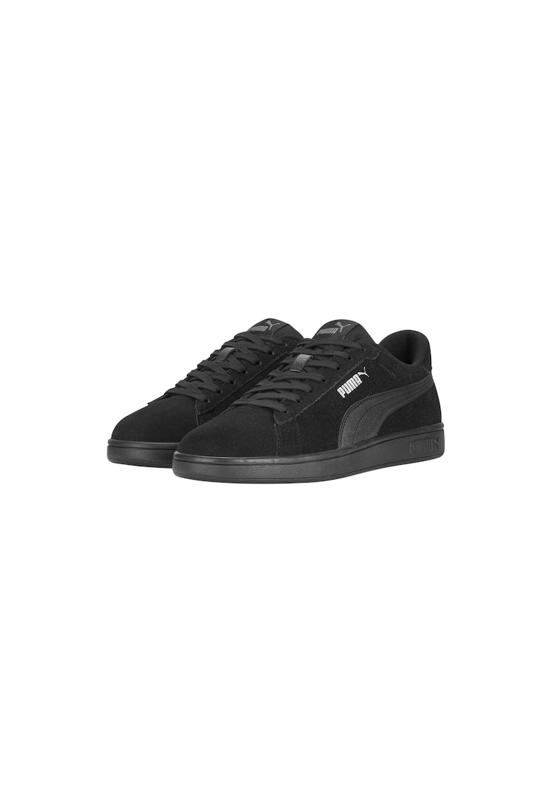 Pantofi barbati - Piele intoarsa/Sintetic - Negru - Negru