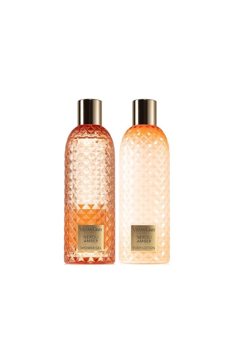 Set Lotiune de corp Neroli & Amber - Unisex - 300 ml + Gel de dus - 300 ml