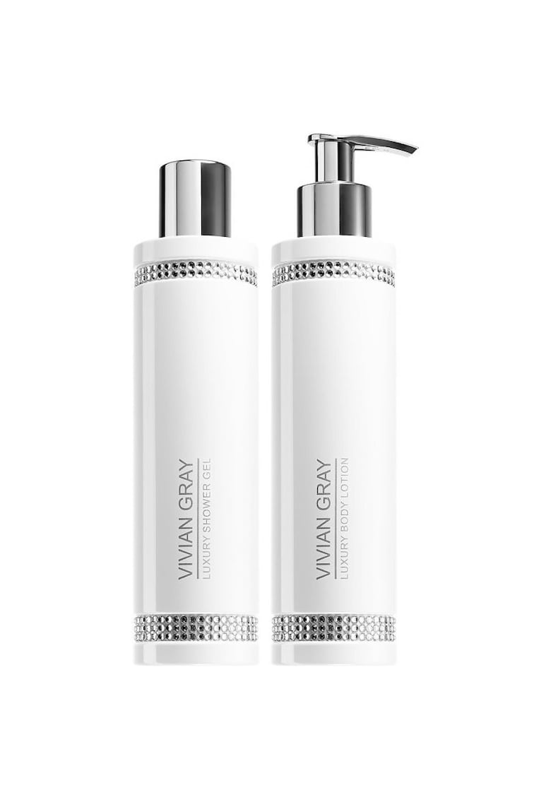 Set Lotiune de corp  White Crystals - Unisex - 250 ml + Gel de dus - 250 ml