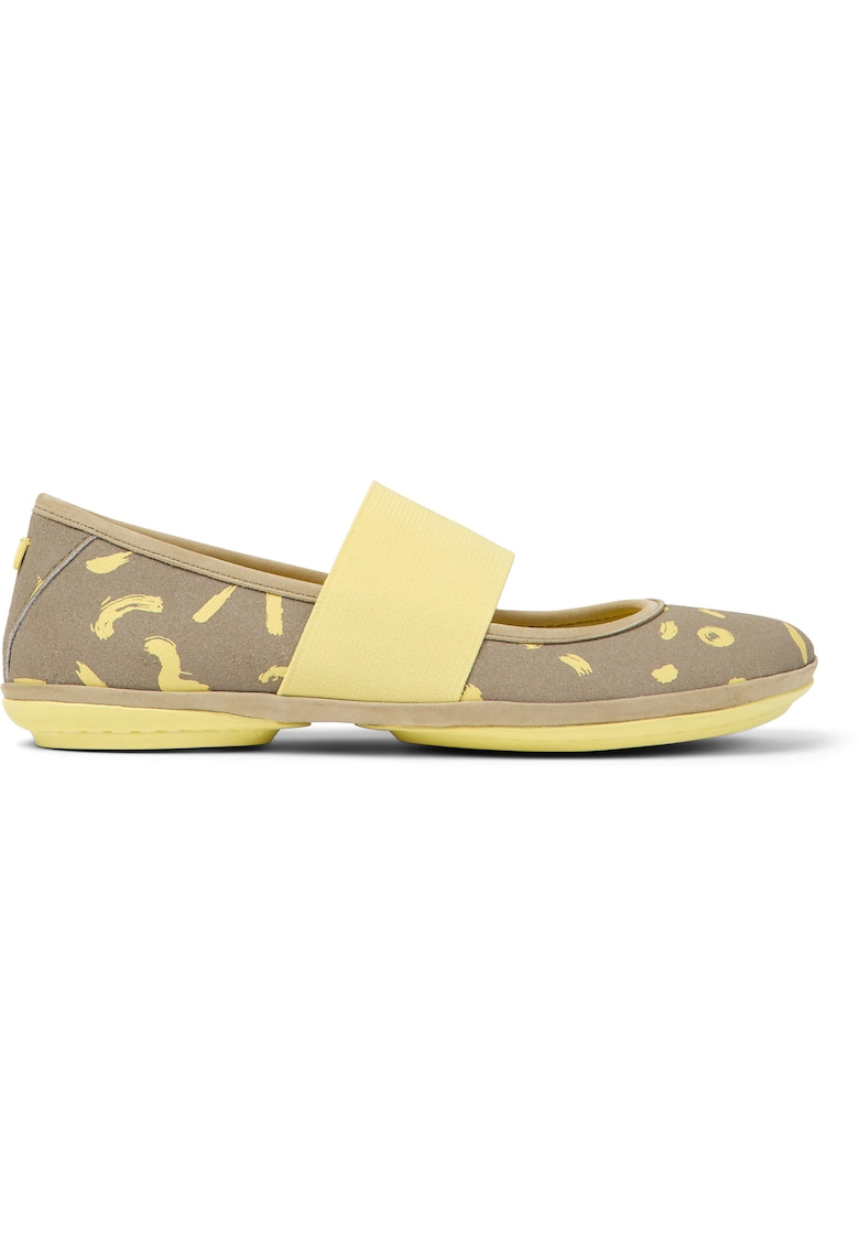 Balerini Model Right Nina 1605 - Galben/Bej - Galben/Bej