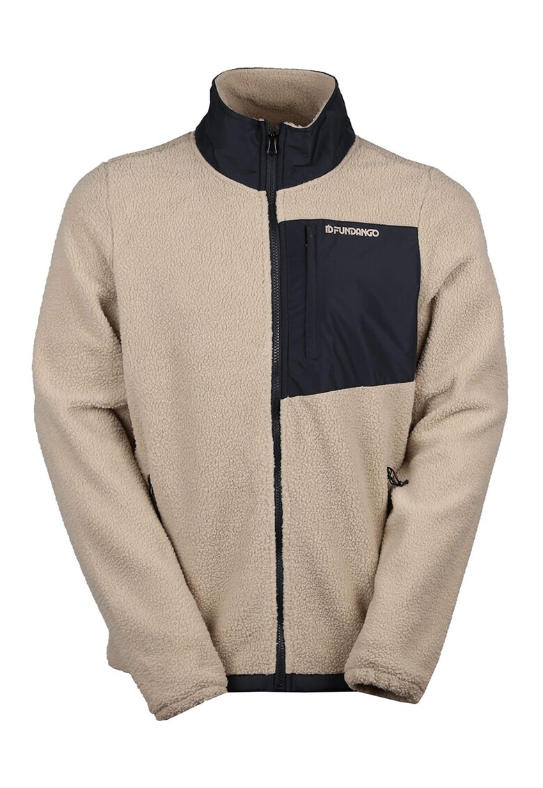 Jacheta regular fit din fleece Haven Hybrid