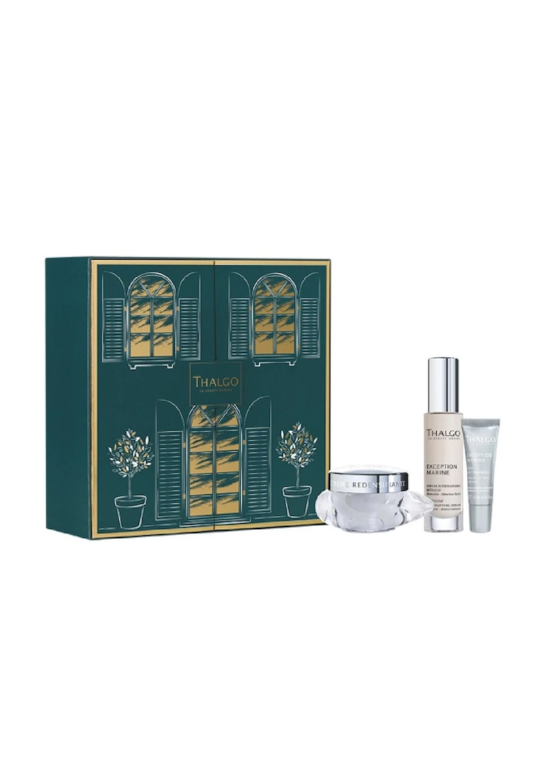 Set pentru ingrijirea tenului - gatului si decolteului Exception Marine - Crema 50 ml - Ser 30 ml - Crema de ochi 30 ml