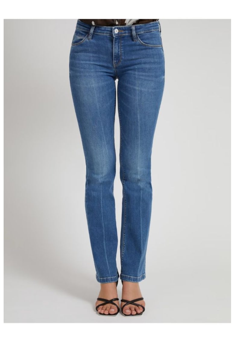 Pantaloni denim dama - Albastru - Cu talie medie - W27-L32 Albastru