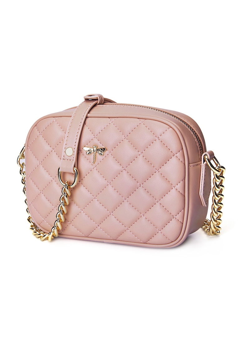Geanta crossbody de piele cu bareta de lant Madison