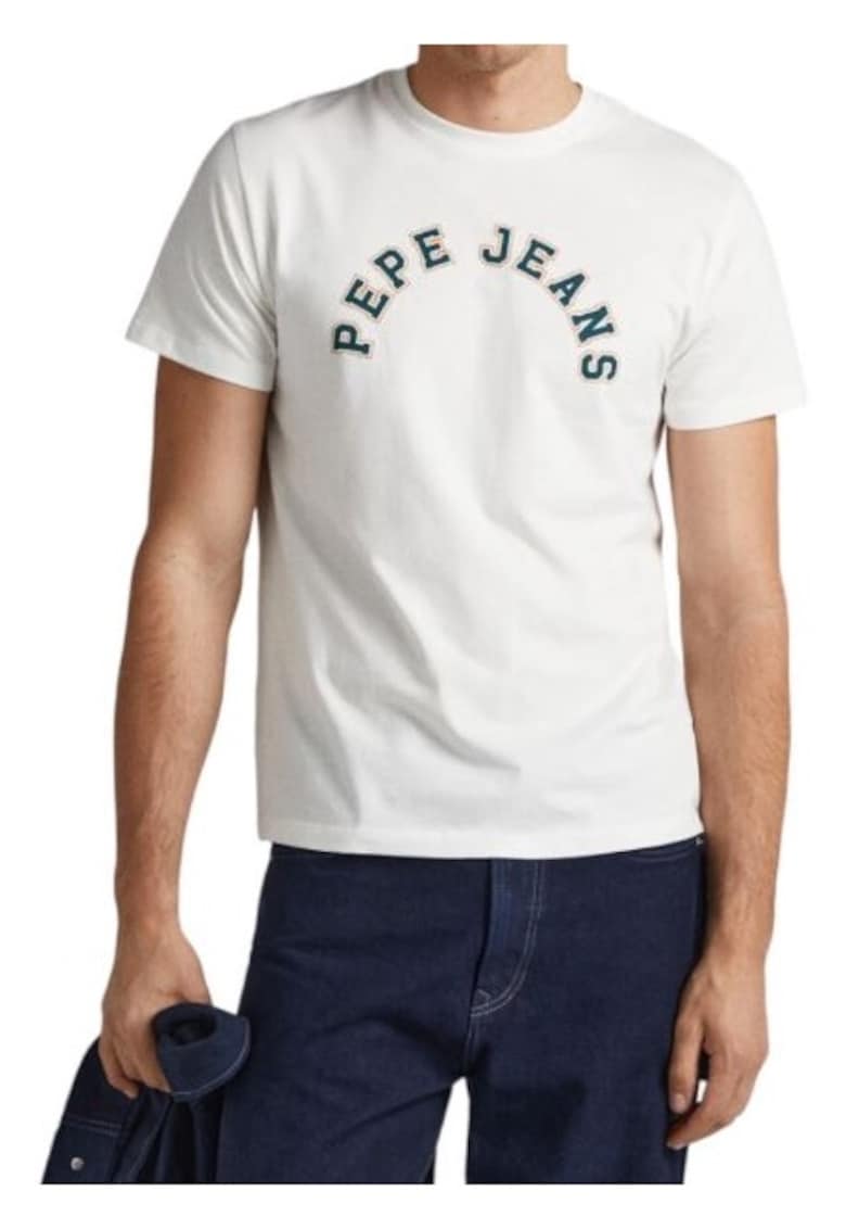 Pepe Jeans Tricou - Alb - Alb/Negru