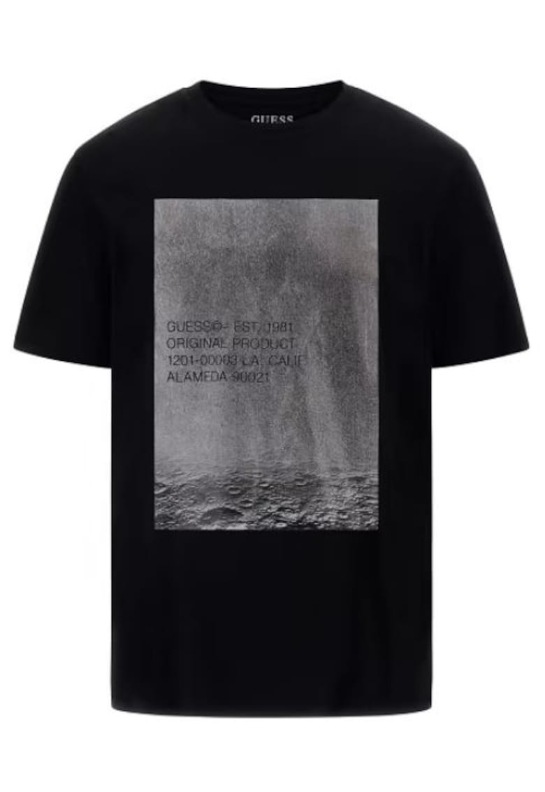 Tricou Regular Fit M3BI67 - Negru