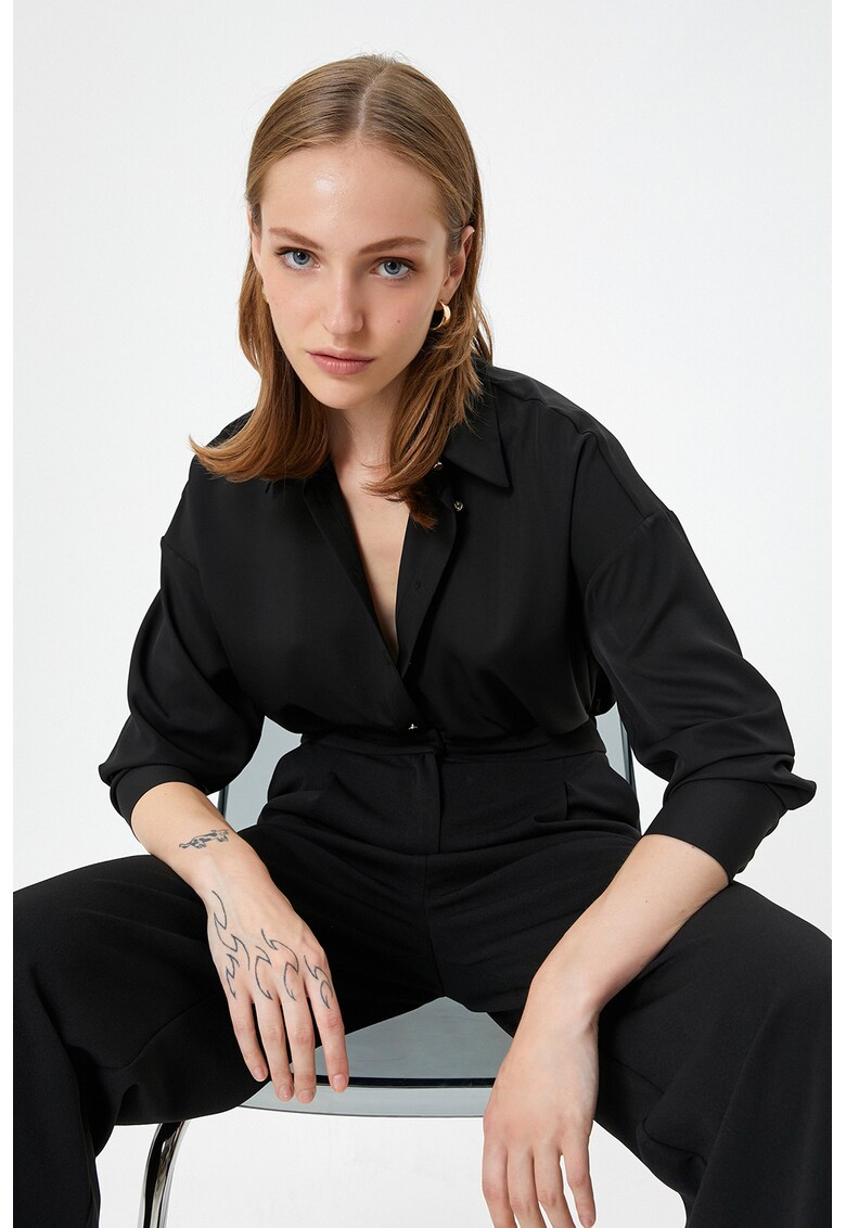 Camasa lejera cu model uni