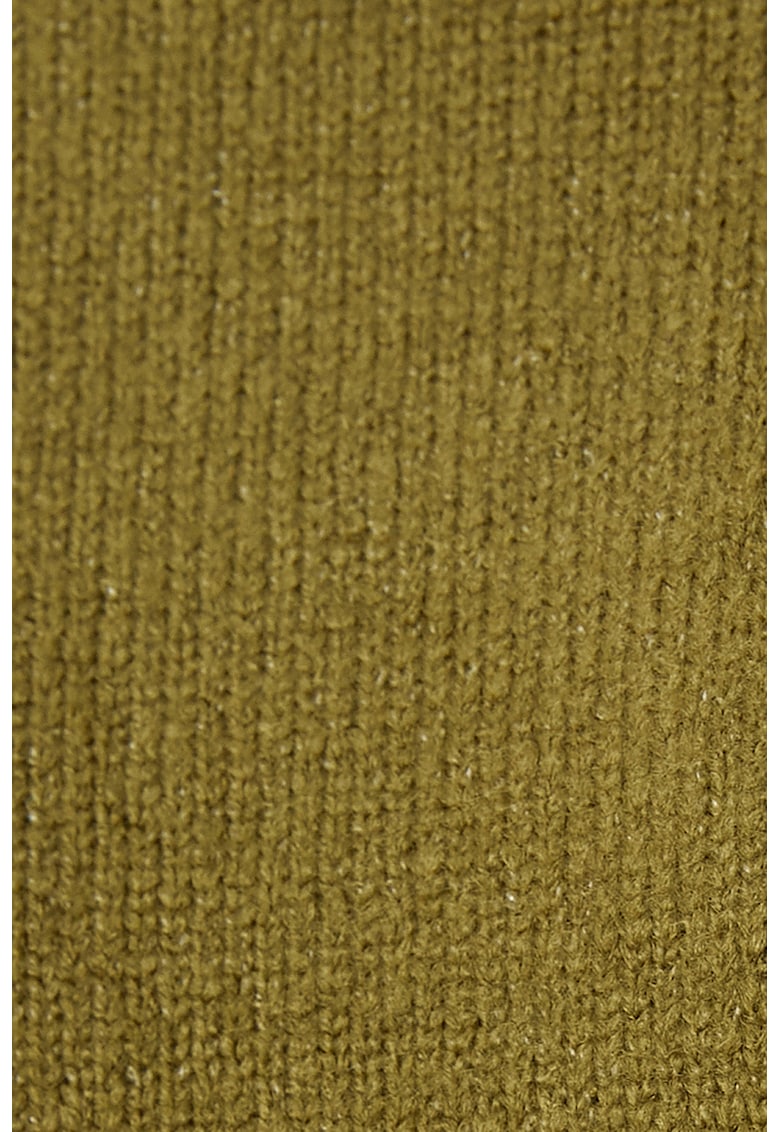 Pulover din tricot fin cu maneci cazute