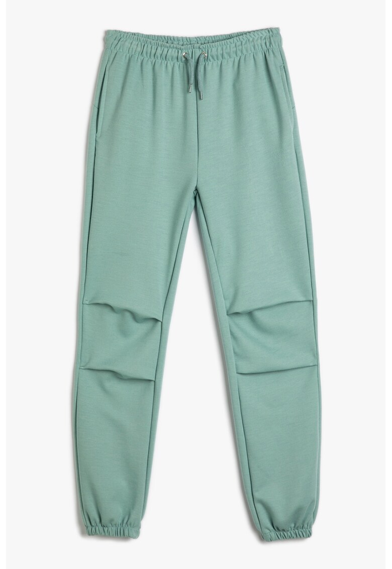 Pantaloni conici de trening cu snururi