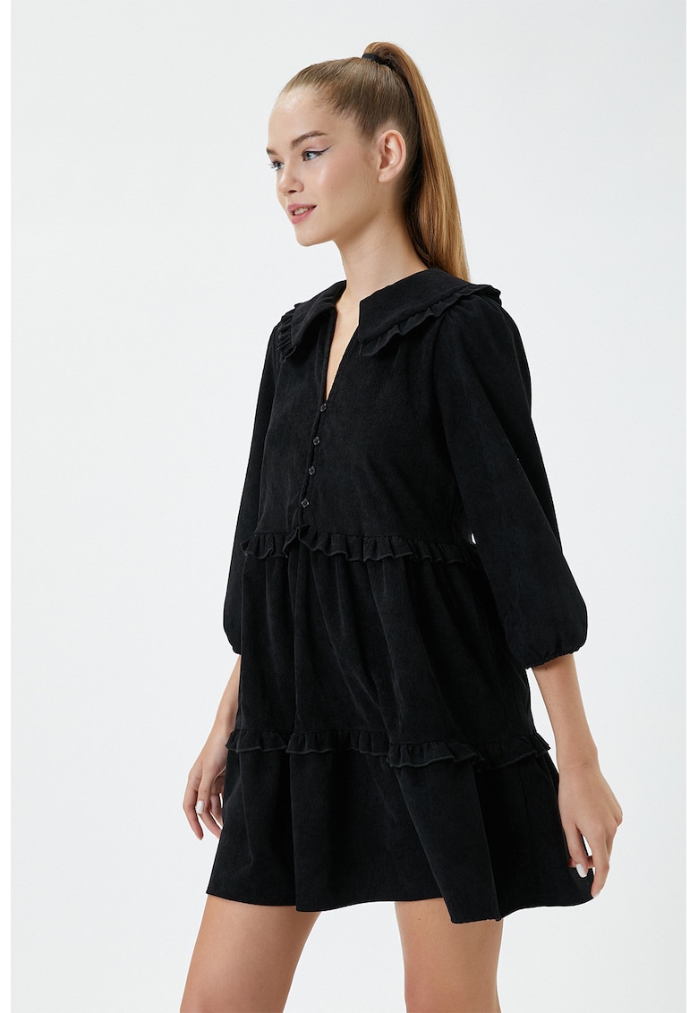 Rochie cu croiala in A si maneci 3/4