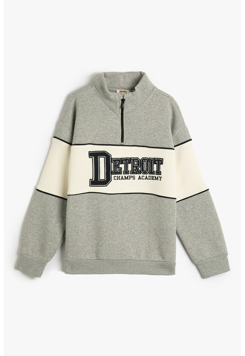 Bluza de trening cu imprimeu text