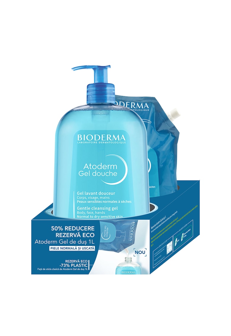 Pachet: Atoderm Gel de dus - 1 l + Atoderm Eco-Refill 1 l