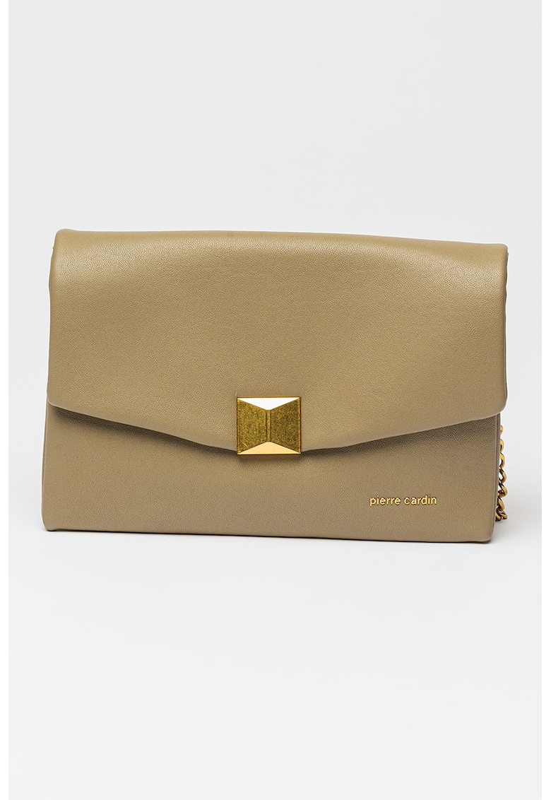 Geanta crossbody din piele ecologica cu bareta din lant