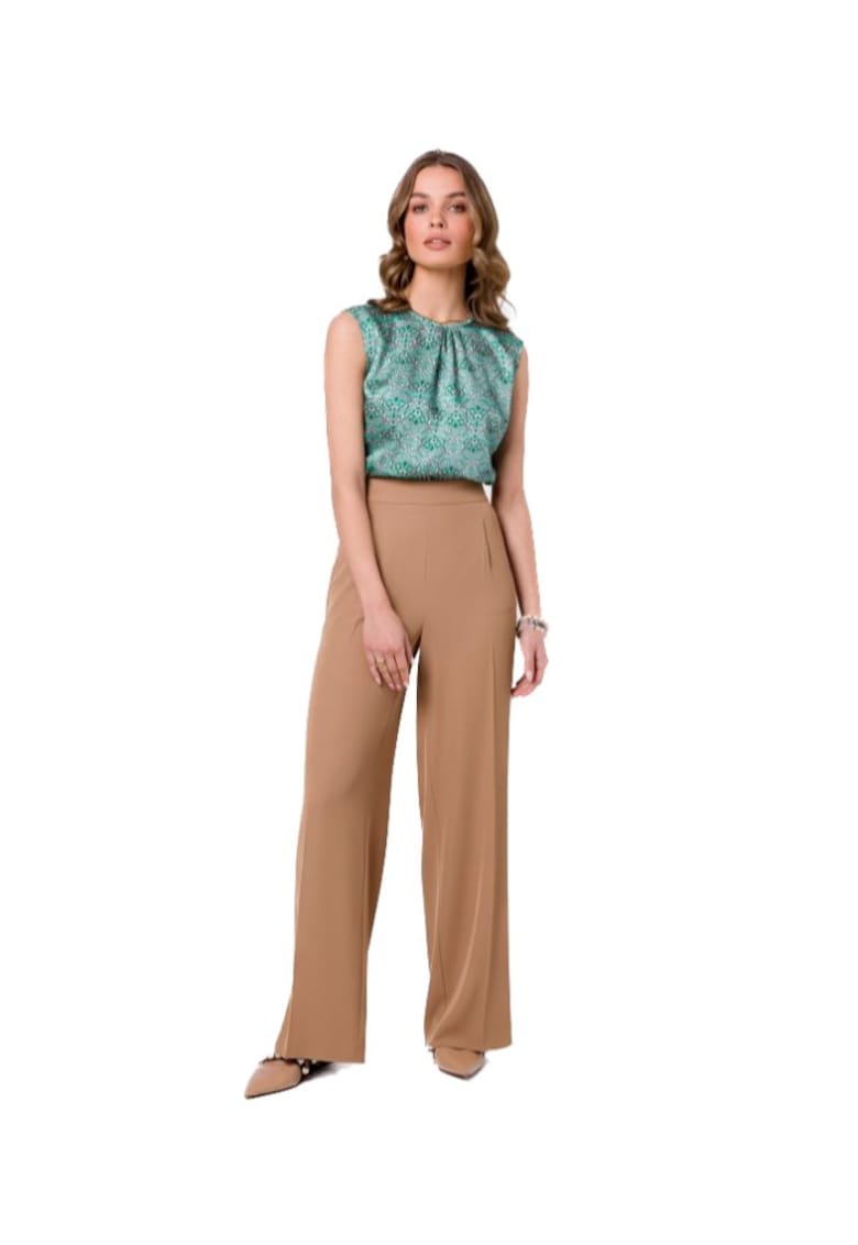 Pantaloni culottes pentru femei - Movien - bej
