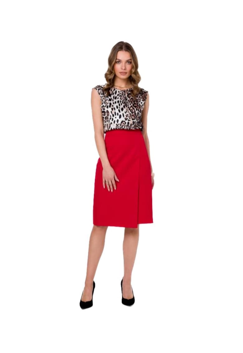 Fusta midi dama - Lyoth - rosu