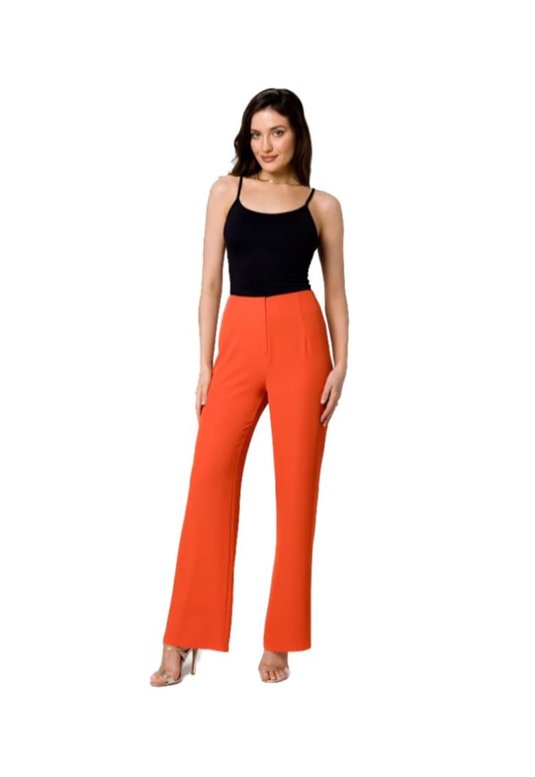 Pantaloni eleganti de dama - Elizarne - coral