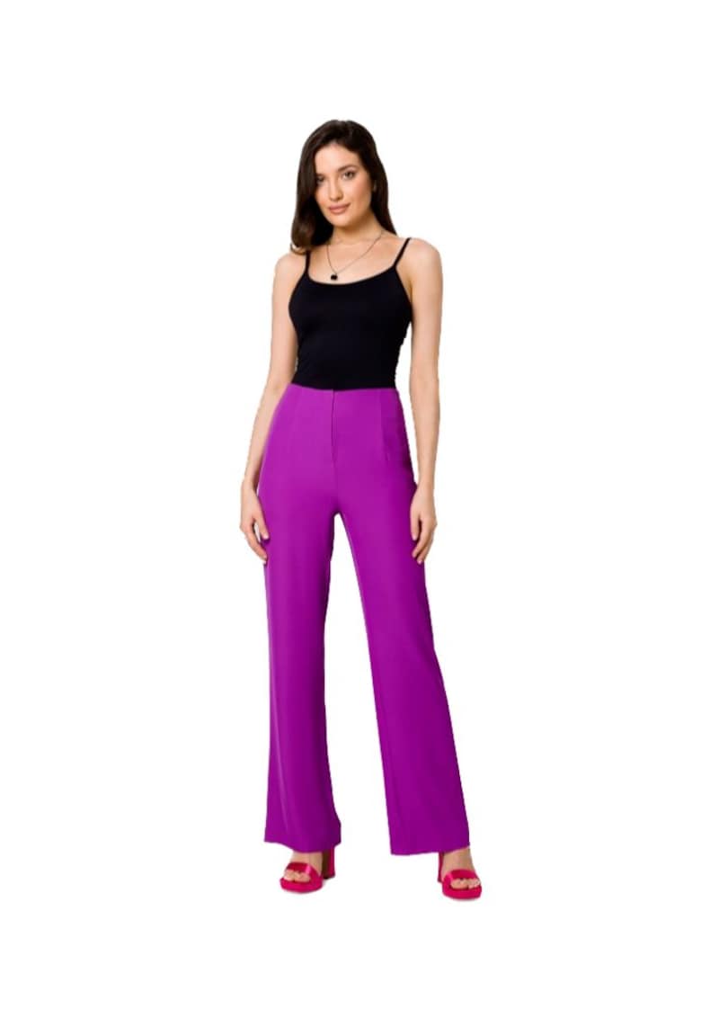 Pantaloni eleganti de dama - Elizarne - lavanda